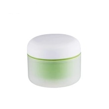 100ml round pp green plastic jar, 