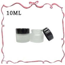 100ml petit pot de verre rond avec récipient cosmétique de couvercle en matière plastique, 