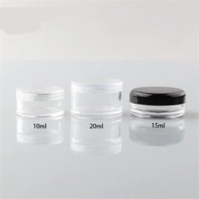 10ml de plástico vazio Maquiagem sopro de pó Caso Face Powder Blush Cosmetic Jars Containers, 