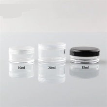 10ml en plastique vide Powder Puff cas Poudre Fard Maquillage cosmétiques Jars Conteneurs, 