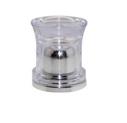 10mm AS and PS plastic acrylic plating screw cap for cosmetic tube, 