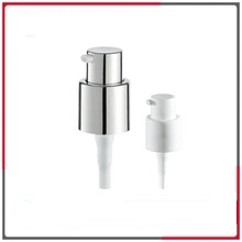 18mm Brillant pompe lotion en plastique d'argent qualité pas cher et haute, 