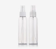 200 ml Kunststoff-PET-Spray-Flasche für Kosmetik-Tonner Verpackung 200ml Transparente Flasche mit 24/410 PP Pumpspray, 