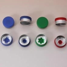 20mm aluminium and plastic caps /flip off caps for medical vials, 