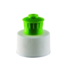 28/410 pousser bouteille en plastique Pull Cap, 