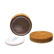 30g vide Maquillage Jars poudre bambou environnement cosmétique Case Container Box, 