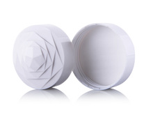 30 ml Kunststoff-AS Leerer Sahnebehälter mit Netter Rosen-Form-Cap Luxus Skin Care Make-up Verpackung, 
