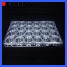 Petit plastique transparent 5 g Conteneurs pot de maquillage cosmétiques, 