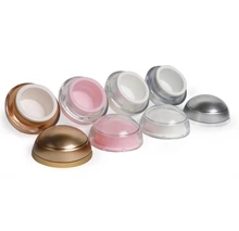 5g ball shape plastic lip blam container, 