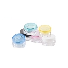 5ml olho sombra caixa de plástico amostra mini-frasco frascos 3g cosmético pote recipientes maquilhagem, 