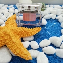 Acryl-Container Kunststoff-Glas-Topf Sahne Kosmetik Make-up Leere, 