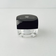 eyeshadow maquiagem cosméticos beleza embalagens de plástico acrílico 5ml claro mini-frasco com tampa, 