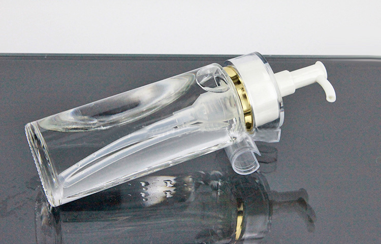 Mejor venta de alta calidad nuevo diseño de cristal cosméticos botellas de envasado, 