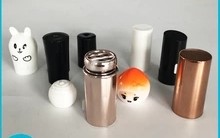 China manufactures round plastic screw cap for nail polish bottles, 