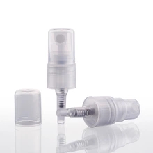 China supplier ribbed clear color 14/410 plastic perfume spray pump, 