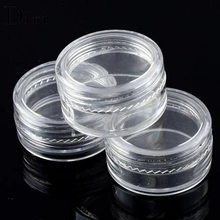 Cosmetic Empty Jar Pot Eyeshadow Makeup Face Cream Lip Balm Container, 