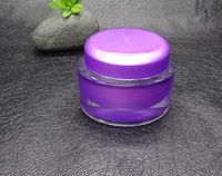 Cosmetic acrylic makeup containers, 