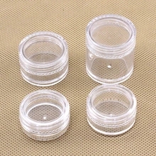 Viagem Atacado Fábrica de recipiente cosmético Estilo vazio Jar Plastic Cosmetic Container, 