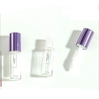 Free sample available plastic black square makeup lip gloss tube, 