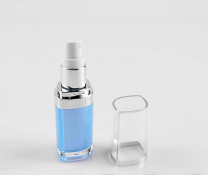 Hecho en China personalizada ecológico cuidado personal azul botella de spray, 
