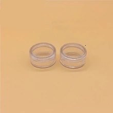 Mini clear Plastic Jars in low profit, 