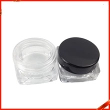 Novo Design 3g Limpar Cosmetic vazio Jar Pot Sombra Maquiagem Face Cream Container, 