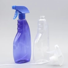 PET WC 500ml Cleaner Bottle Com Plastic spray de gatilho, 