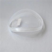 PE tapas de los extremos de plástico transparente para la caja de papel, 