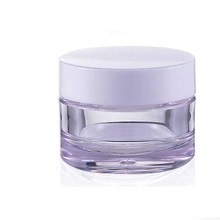 Iniezione plastica trasparente vuoto trucco cosmetico Crema contenitore di immagazzinaggio Jar, 