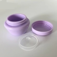 Mini plastique champignon forme 5g pot cosmétique, 