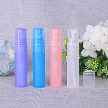 Tubo de plástico vazios garrafas de amostra de perfume recarregáveis ​​Spray para viagem e presente, 