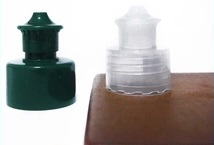 Plastic water bottle push pull cap 24/410 28/410, 