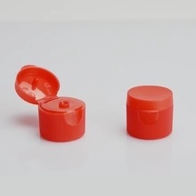 pannello esterno costolato rosso eiettore incernierato tappo erogatore tappo a scatto superiore di plastica, 