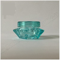 Kleine Plastikprobe Mini-Flasche Gläser Kosmetik Leeres Makeup Container Pot, 
