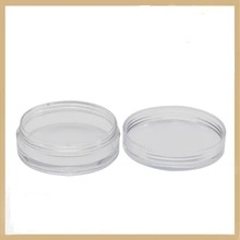 Transparent loose powder container for makeup use, 