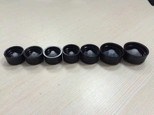 black with insert plastic phenolic screw cap, 