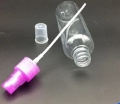 bottiglie di plastica di profumo chiare con spruzzatore personalizzato tasca bottiglie spray di profumo riutilizzabile della bottiglia atomizzatore, 