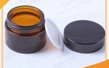 ماكياج مربع 50G الحاويات الفارغة جرة كريم كريم 50ML جرة زجاجية, 