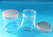 Kunststoff Leere klare Container kosmetisches Glas Cap Cremes Verfassungs-Spielraum, 