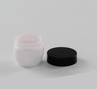 plástico pequeña crema de maquillaje contenedores tarro 3g, 