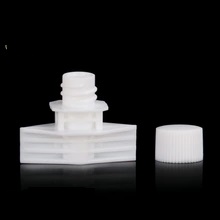 plastic spout cap for face cream sachet packaging, 