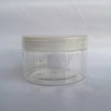 wholesale empty 300ml plastic clear Cream Jar, 