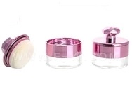 wholesale makeup empty plastic empty powder container, 