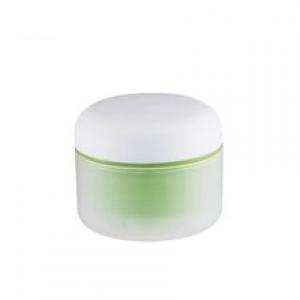 100ml round pp green plastic jar