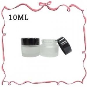100ml small round glass jar with plastic lid cosmetics container