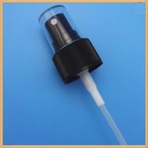 18mm Black color plastic pump sprayer use for glass