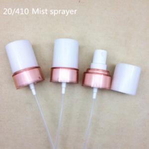 20/410 24/410 fine mist spray pump with overcap, Acrylic double wall closure spray pump