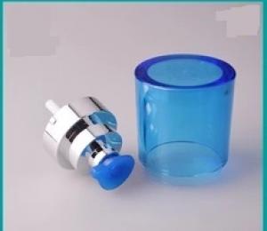 20mm aluminum closure and plastic actuator treatment pump with big overcap