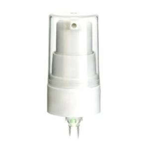 22/400 white plastic cream pump outside spring