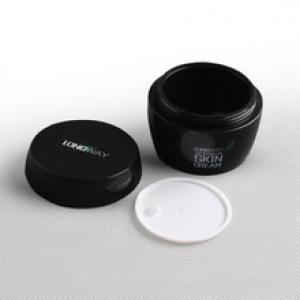 50 ml Kunststoff-AS PP Makeup Jar für Personal Care Produktinfos Verpackung Fancy Sahnebehälter